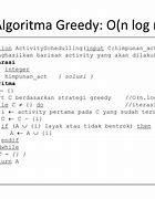 Algoritma Greedy Adalah *